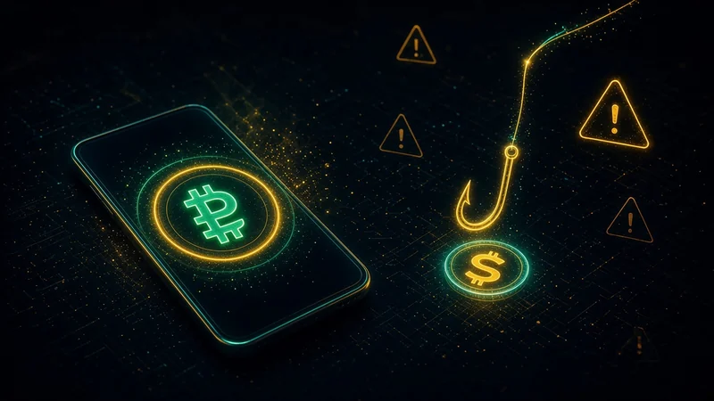 Abstract neon illustration: The Truth About the Bitstack Scam Spreading in France