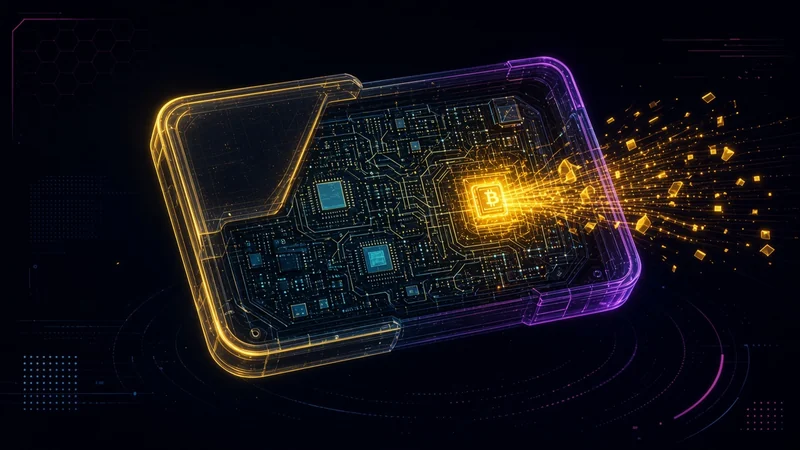 Abstract neon illustration: Ledger: People Are Getting Their Bitcoin Stolen