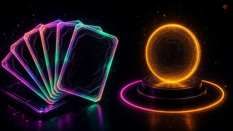 Abstract neon illustration: Pokémon Cards vs Bitcoin: 5 Reasons I'm Sticking With BTC