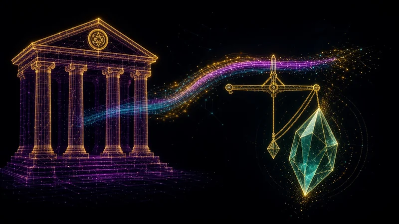 Illustration abstraite néon : Ripple vs XRP : le nouveau plan de collatéral va-t-il enfin tout régler ?